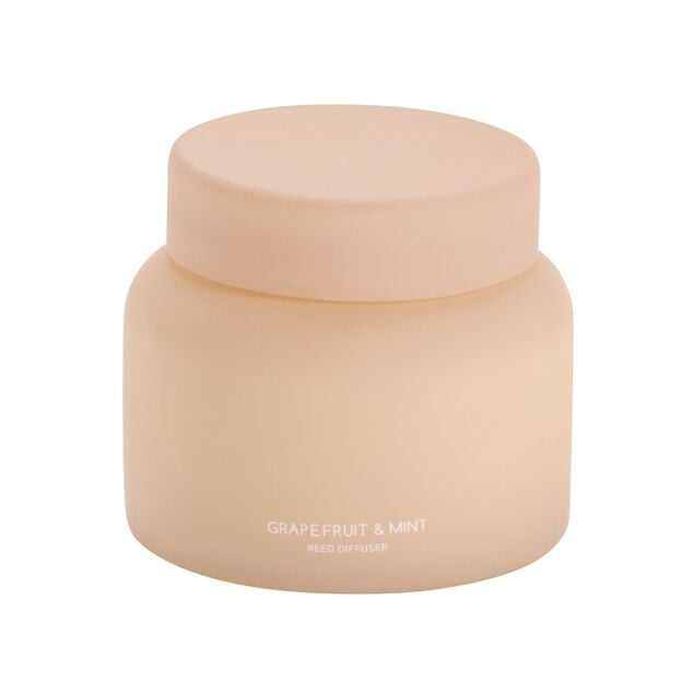Bougie parfum&eacute;e dans verre mat avec bouchon &Oslash;9xH7cm (3 mod&egrave;les)