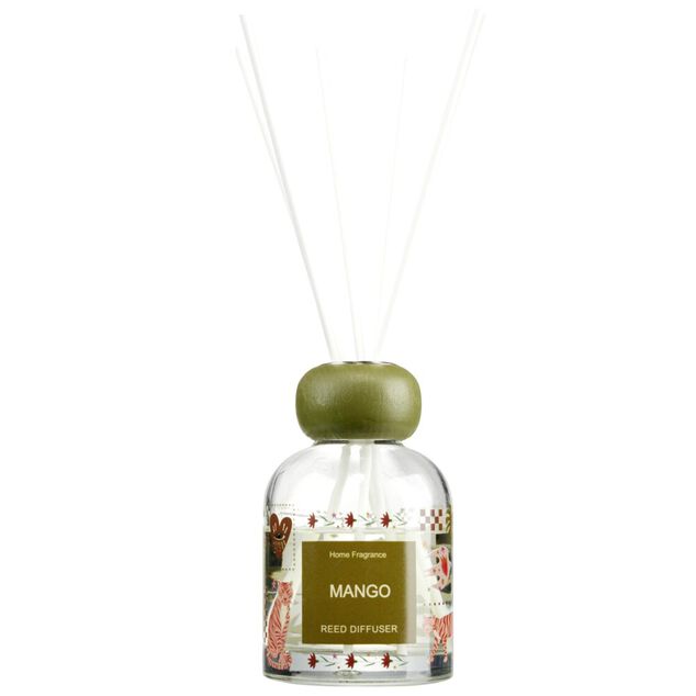 Diffuseur de parfum capillaire 100ml en verre &Oslash;6xH10cm (3 mod&egrave;les)