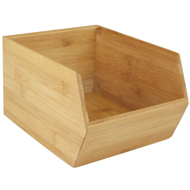 Casier en bambou superposable 1 case 15xP20xH25cm