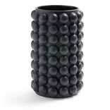 Vase céramique bubble noir Ø13xH21cm