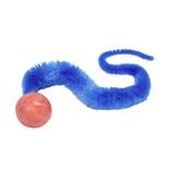 Balle rebondissante avec queue pour chat