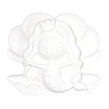 Lot de 3 figurines &agrave; peindre th&egrave;me sir&egrave;ne - peinture et pinceau inclus