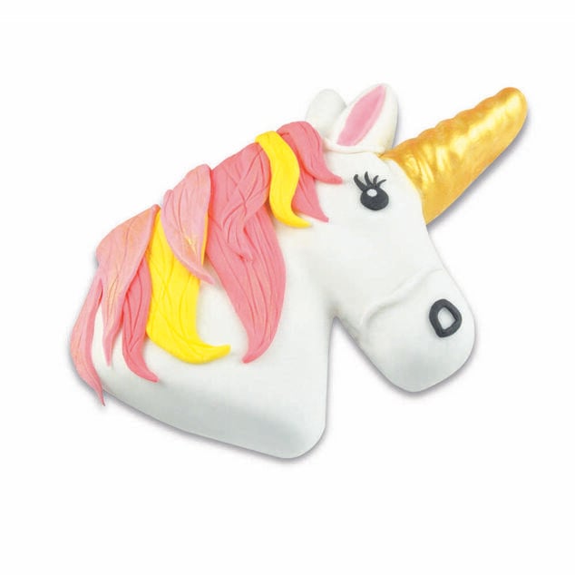 Moule licorne 3D silicone rouge
