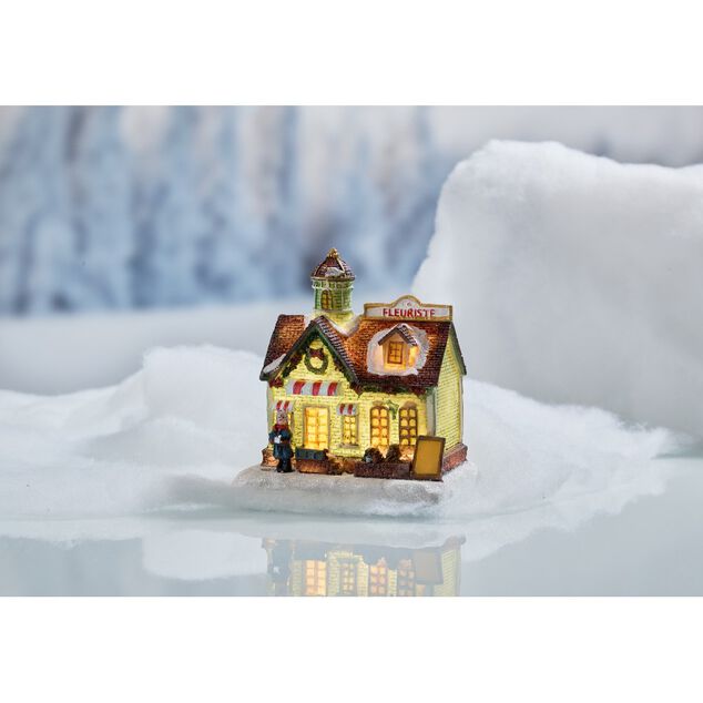 Maison lumineuse miniature 2 LED