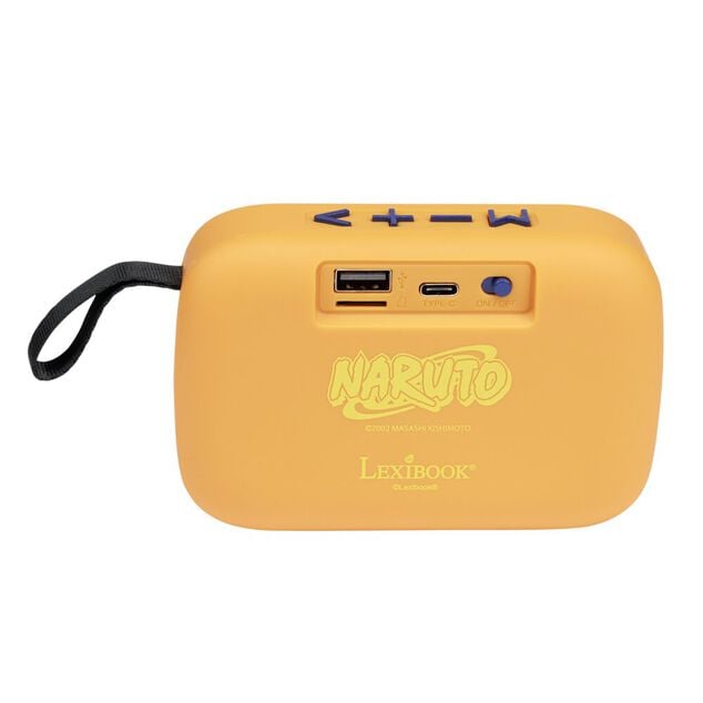 Enceinte portable bluetooth Naruto plastique orange 16x7xH18cm