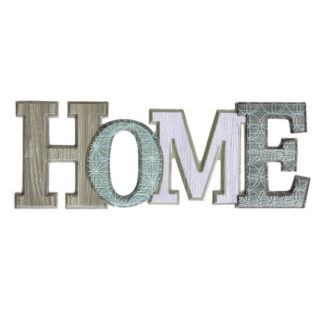 Sticker mural en plastique "Home" 40xH19cm