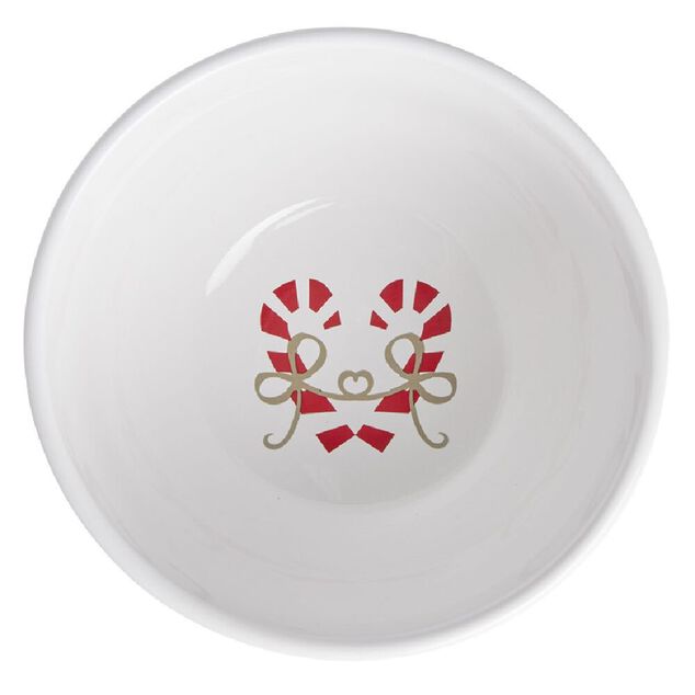 Bol Disney Mickey gr&egrave;s blanc et rouge &Oslash;14cm