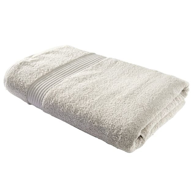 Drap de bain maxi 90x150cm coton beige dune