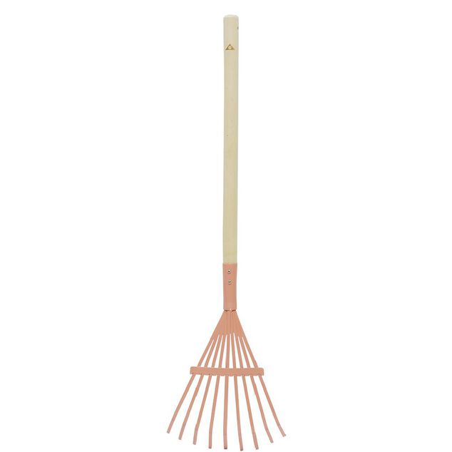 R&acirc;teau &agrave; feuilles enfant acier et bois L68x19cm