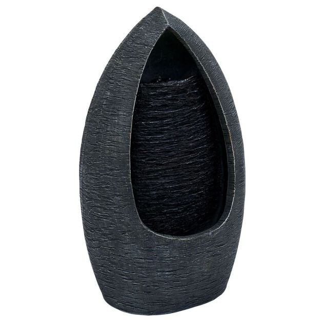 Fontaine de jardin lumineuse design chute d'eau H40cm