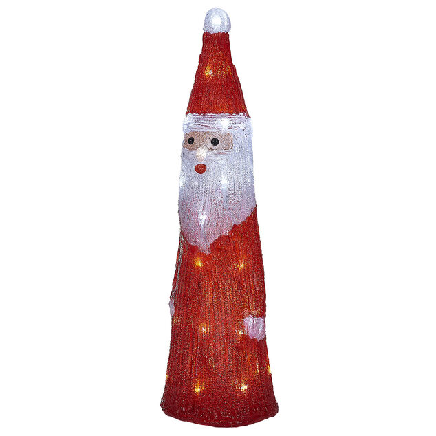 P&egrave;re No&euml;l lumineux 30LED blanc froid H51cm