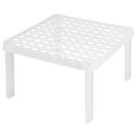 &Eacute;tag&egrave;re carr&eacute;e cuisine blanc