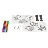 Activit&eacute; cr&eacute;ation mobile multicolore x6