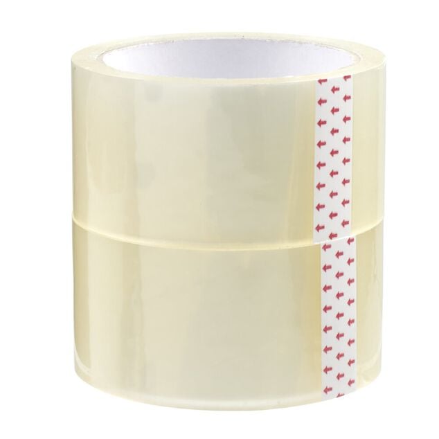 Rouleau adh&eacute;sif transparent L.50 m x2