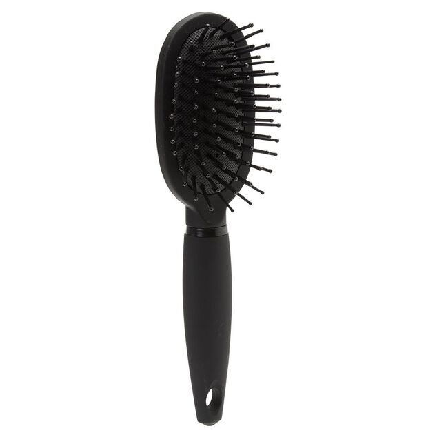 Mini brosse ronde pneumatique pvc noir