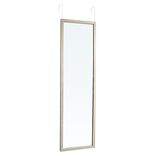Miroir de porte bois contour marron H119cm