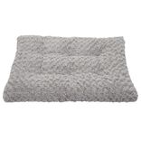 Couchage chien m&eacute;moire de forme gris 55x75cm Taille M