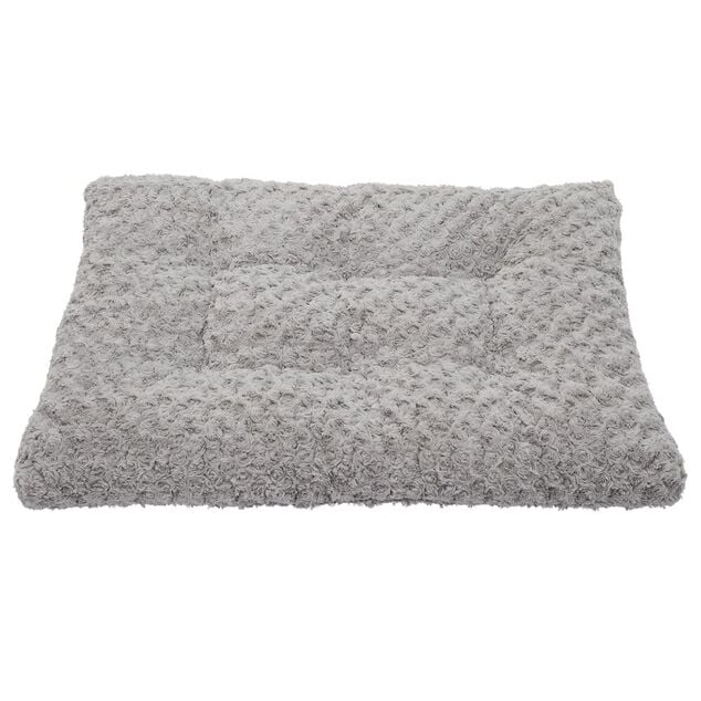 Couchage chien m&eacute;moire de forme gris 55x75cm Taille M