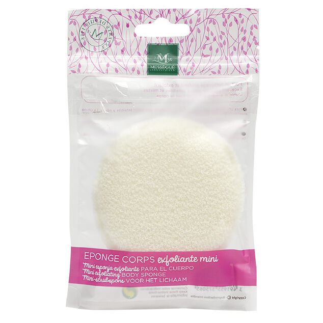 &Eacute;ponge corps ovale blanche