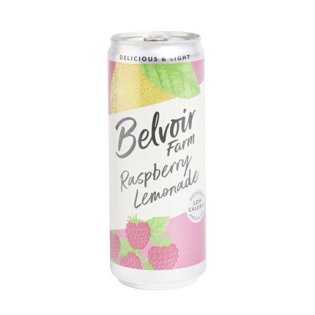 Canette Belvoir limonade framboise 33cl