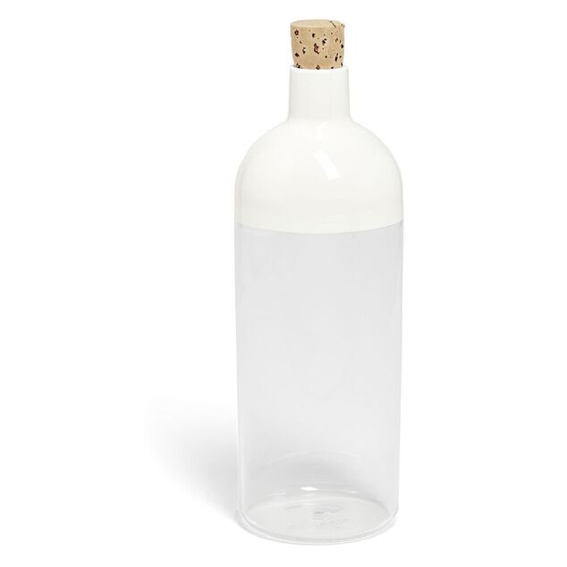Bouteille récipient 900ml plastique transparent