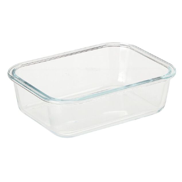 Boîte en verre et bambou 1 L