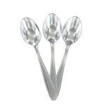 Cuill&egrave;re &agrave; caf&eacute; en inox Diane x 3