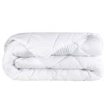 Couette tempérée 240x220cm 2 personnes uni blanc
