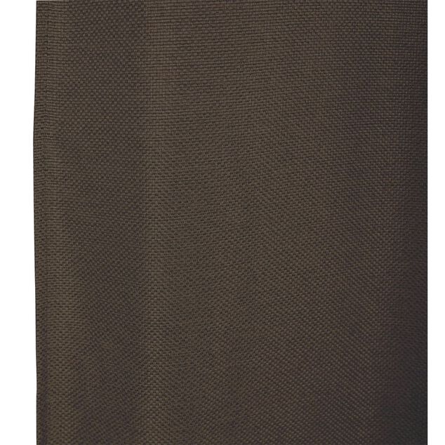 Rideau occultant effet tram&eacute; marron 140x240cm