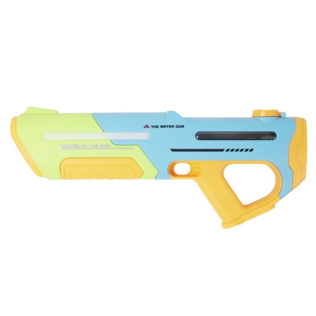 Pistolet &agrave; eau automatique tir 6m plastique tricolore L45,5cm (2 mod&egrave;les)