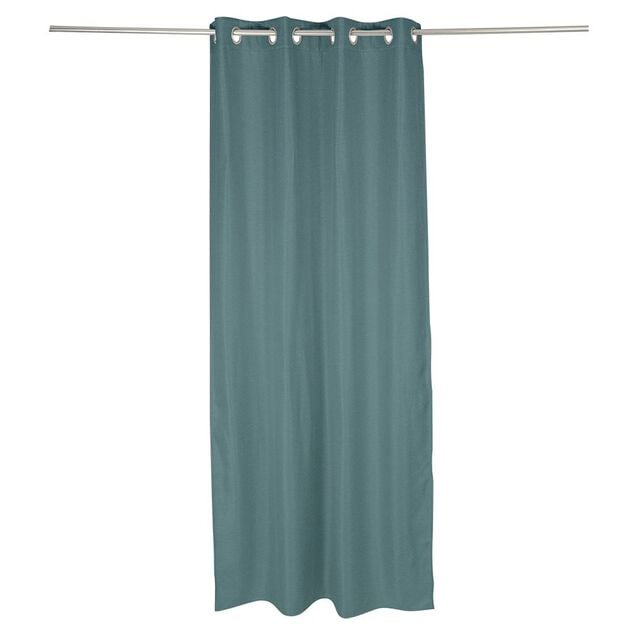 Rideau occultant effet tramé bleu foncé 140x240cm