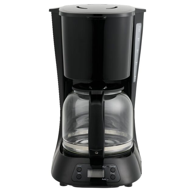 Cafeti&egrave;re programmable Homday noire 1,5L