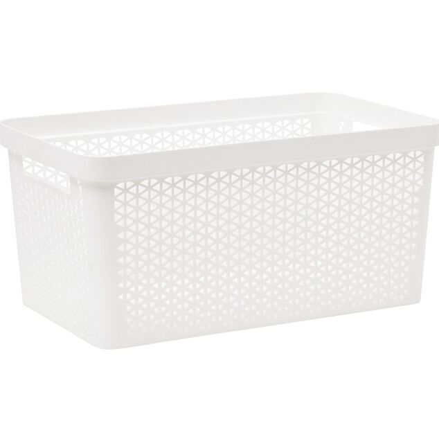 Pani&egrave;re linge 40L blanc