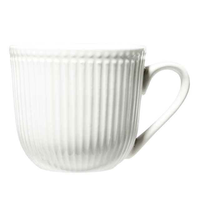 Tasse en porcelaine Colombe embossé blanc 250ml H8cm