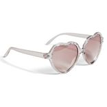 Lunettes coeur avec strass