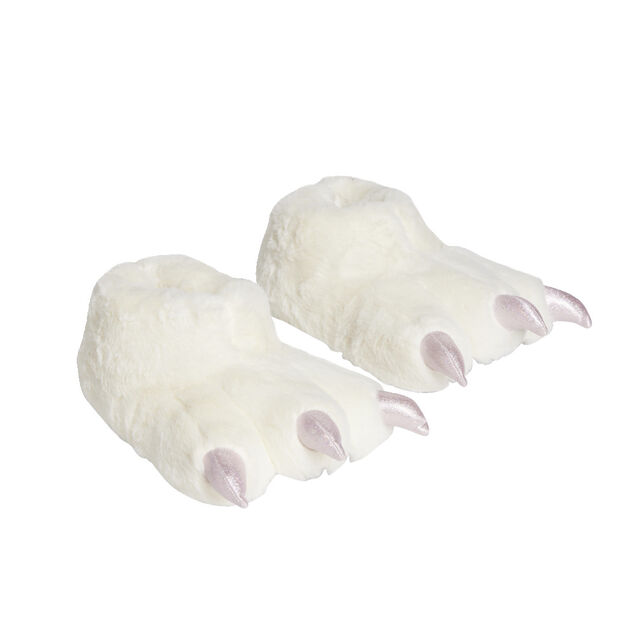 Chaussons griffes blanc et rose T36 &agrave; T45