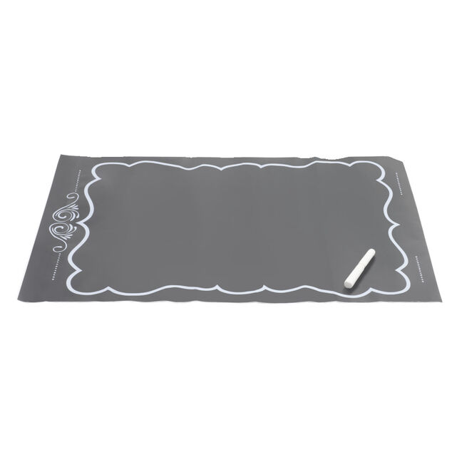 Tableau autocollant noir 30x45cm avec 1 craie