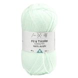 Fil à tricoter acrylique 50g vert