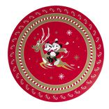 Set de table Disney Mickey &Oslash;35cm - rouge ou vert