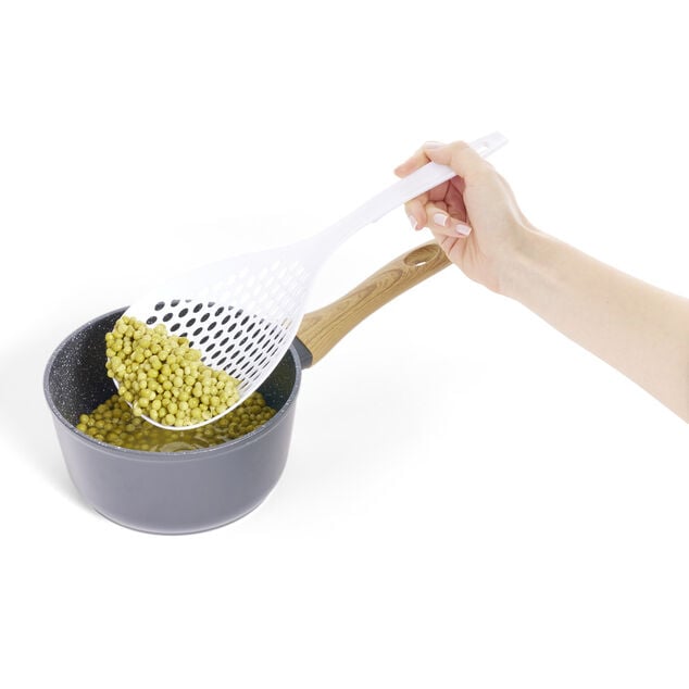 Cuill&egrave;re &eacute;cumoire plastique blanc ou orange