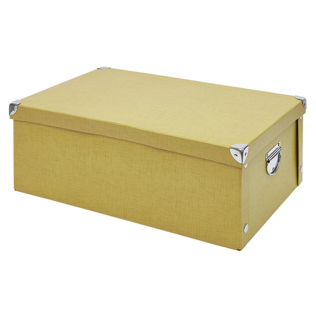 Boîte de rangement en carton  - 51x34xH18,5 cm