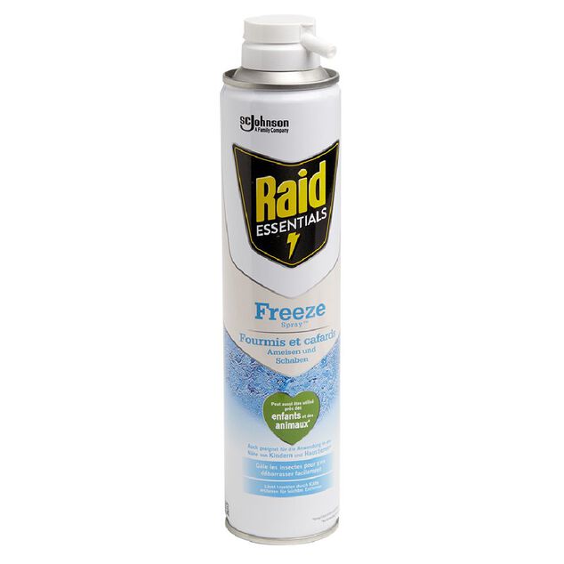 Spray antirampant Raid Freeze fourmi et cafard 350ml