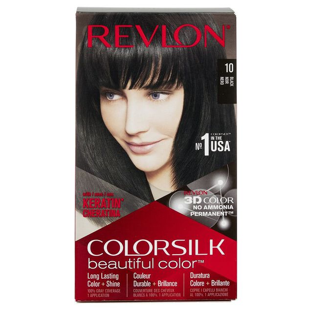 Coloration cheveux Noir Keratine 10 Revlon