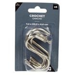 Crochet en forme de S en métal x6