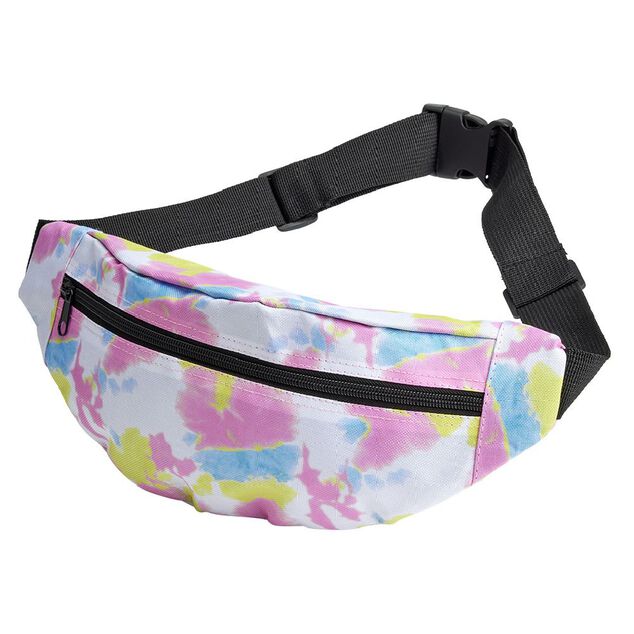 Sacoche banane polyester imprim&eacute;