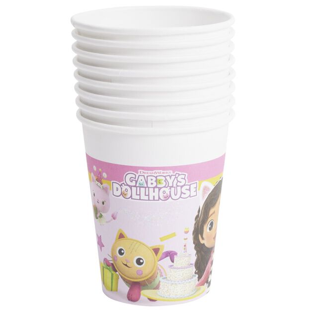 Gobelet carton x8 Gabby's Dollhouse 20cl