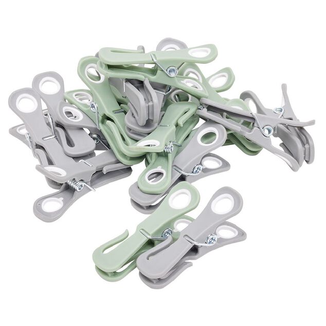 Pince &agrave; linge x20 multi-accroche