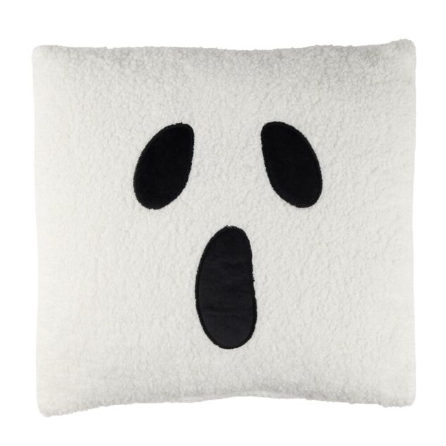 Coussin Halloween visage mignon polyester 40x40cm (3 mod&egrave;les)