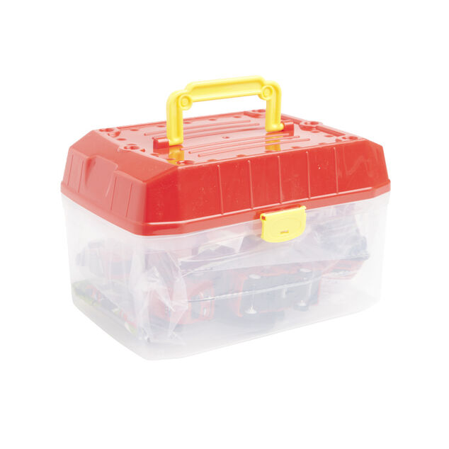 Voiture avec tapis dans valisette 37 pièces (3 modèles)