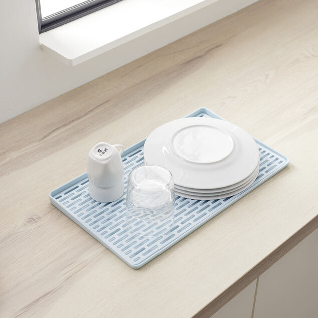&Eacute;gouttoir &agrave; vaisselle avec support 40x22,6xH2cm